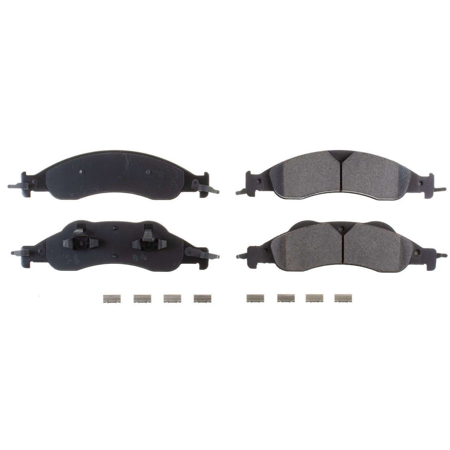 Front View of Front Disc Brake Pad Set POWERSTOP 17-1278