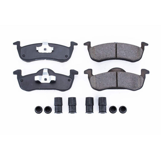 Front View of Rear Disc Brake Pad Set POWERSTOP 17-1279