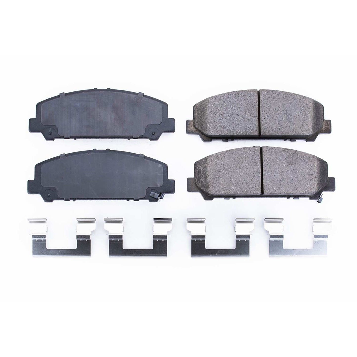 Front View of Front Disc Brake Pad Set POWERSTOP 17-1286