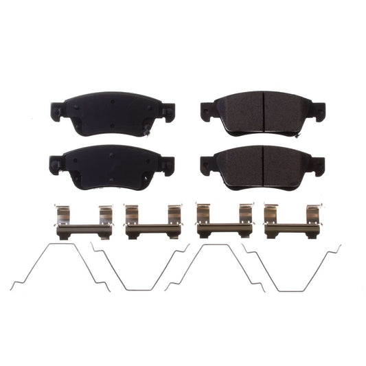 Front View of Front Disc Brake Pad Set POWERSTOP 17-1287