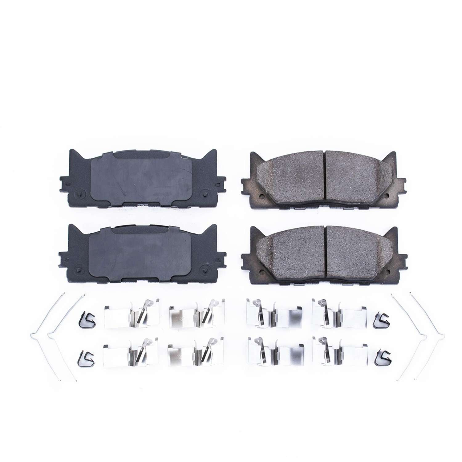 Front View of Front Disc Brake Pad Set POWERSTOP 17-1293