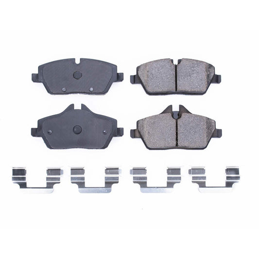 Front View of Front Disc Brake Pad Set POWERSTOP 17-1308