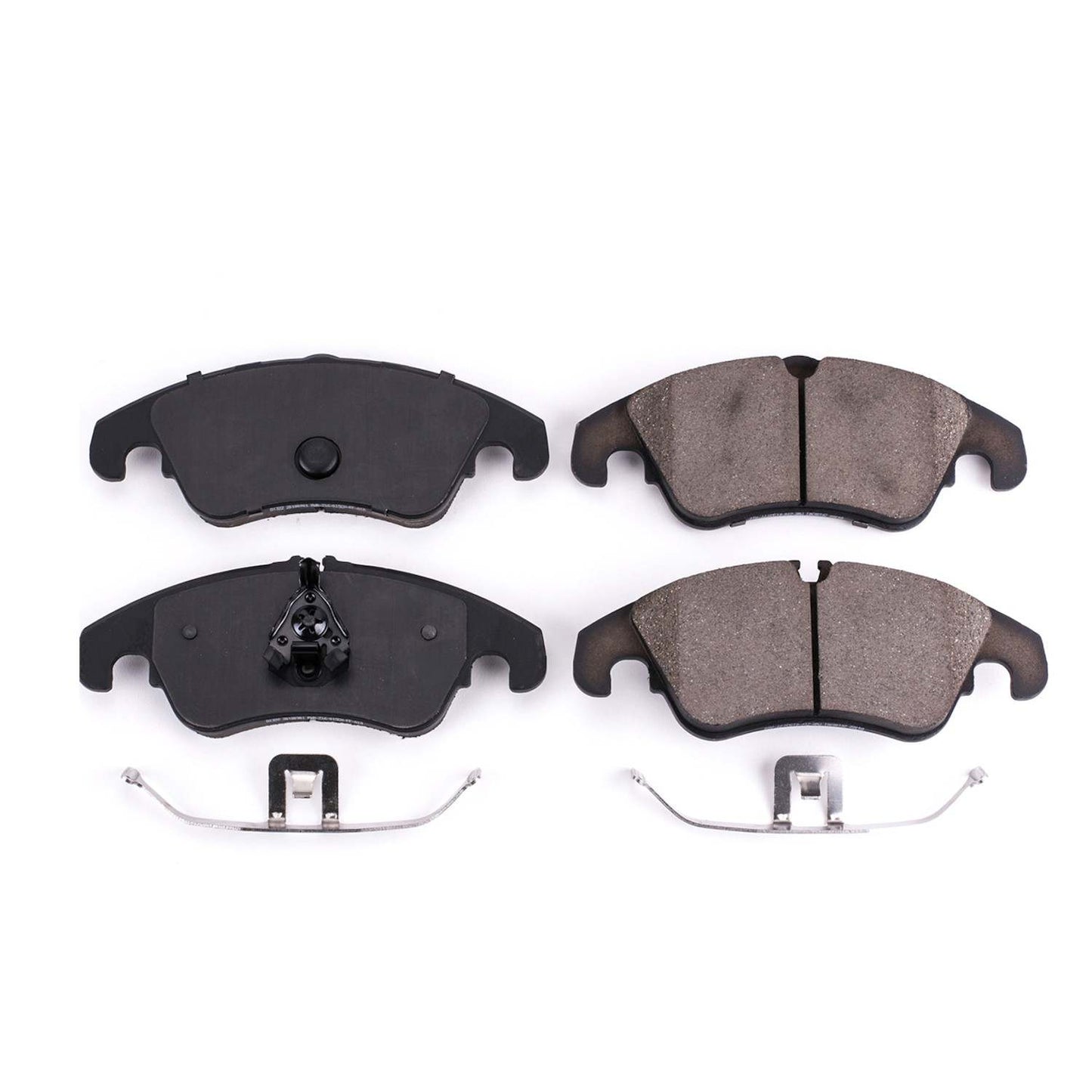 Front View of Front Disc Brake Pad Set POWERSTOP 17-1322