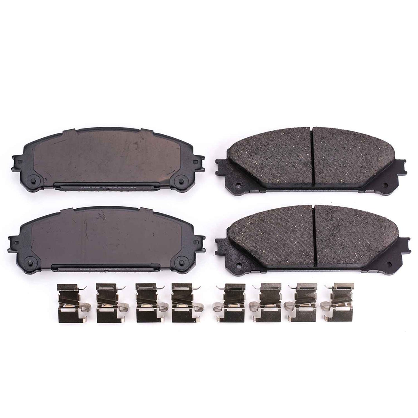 Front View of Front Disc Brake Pad Set POWERSTOP 17-1324