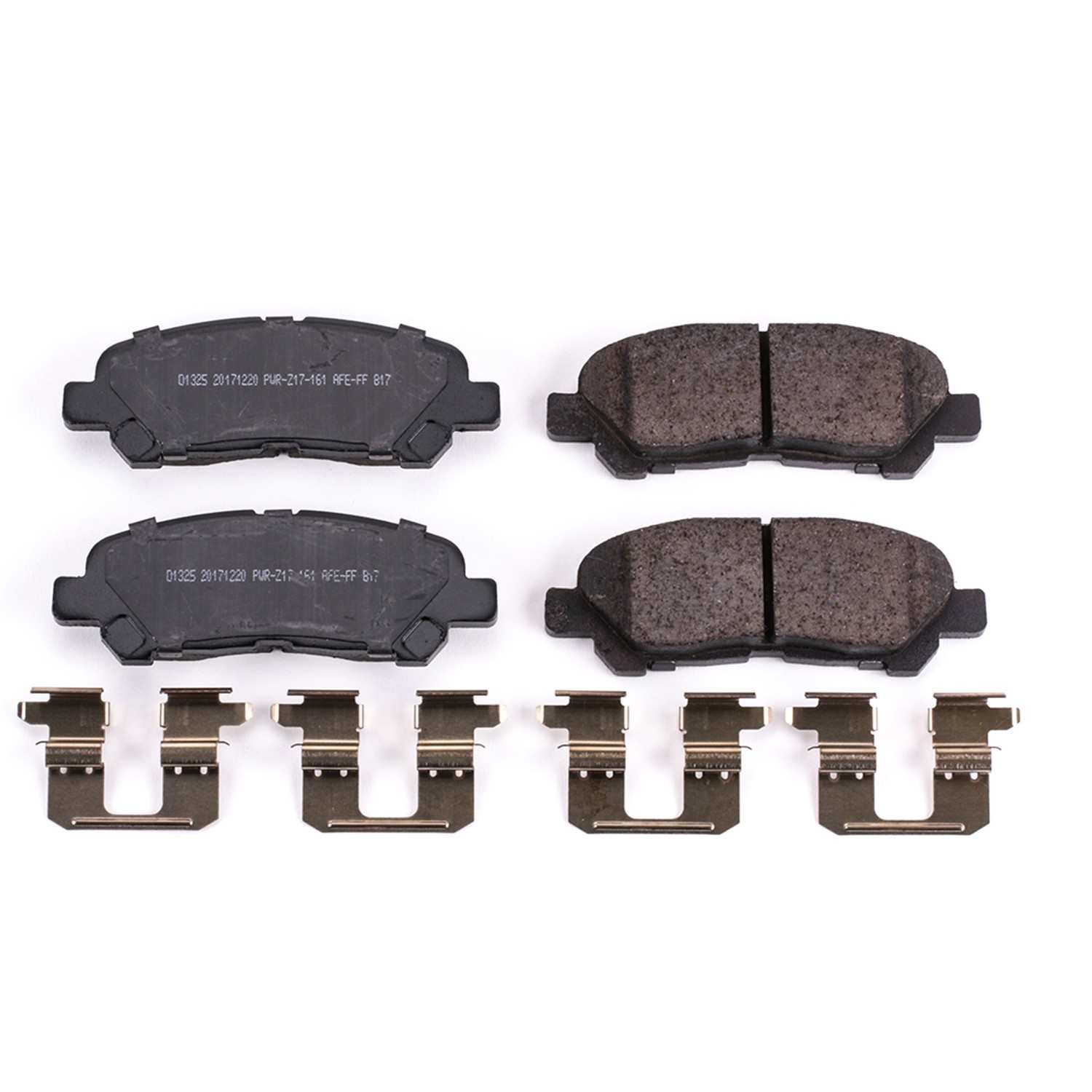 Front View of Rear Disc Brake Pad Set POWERSTOP 17-1325