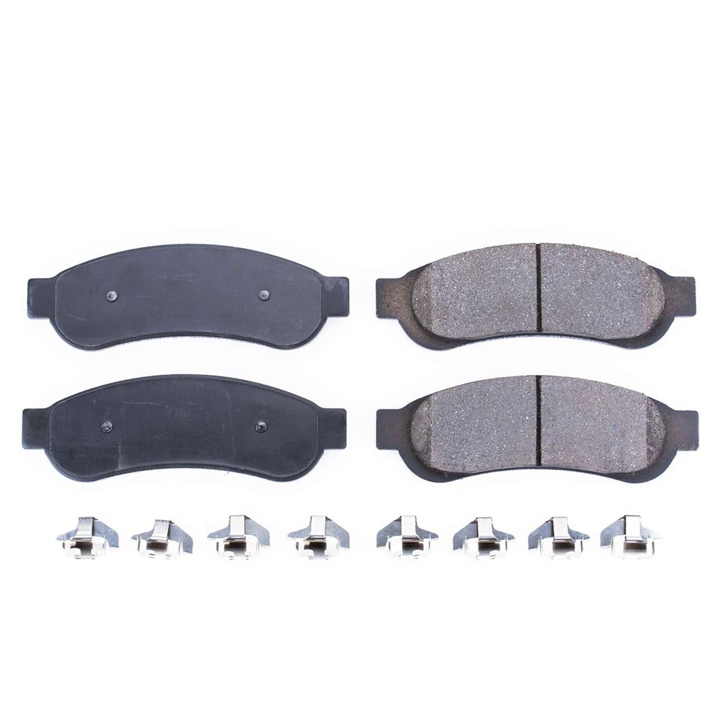 Front View of Rear Disc Brake Pad Set POWERSTOP 17-1334