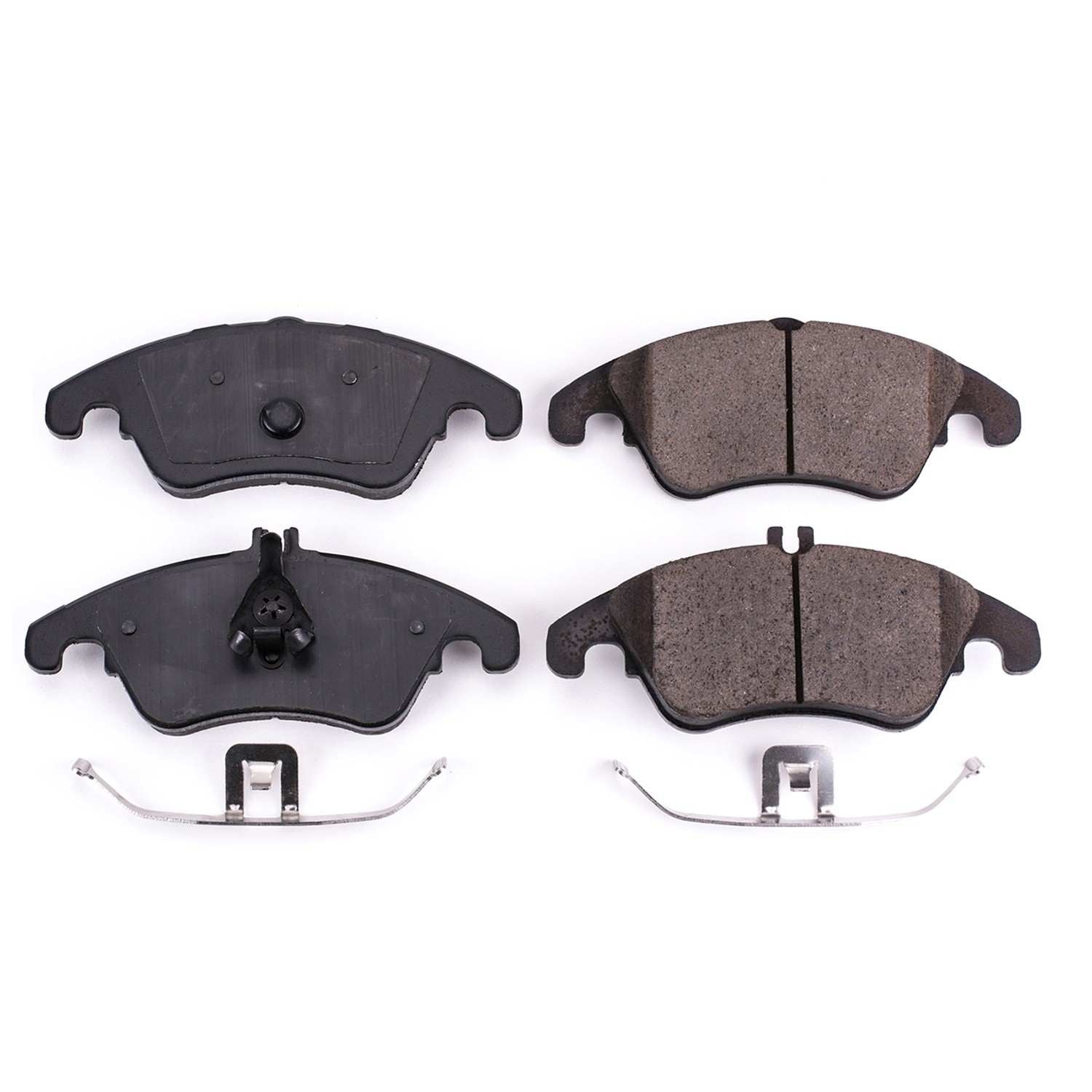 Front View of Front Disc Brake Pad Set POWERSTOP 17-1342