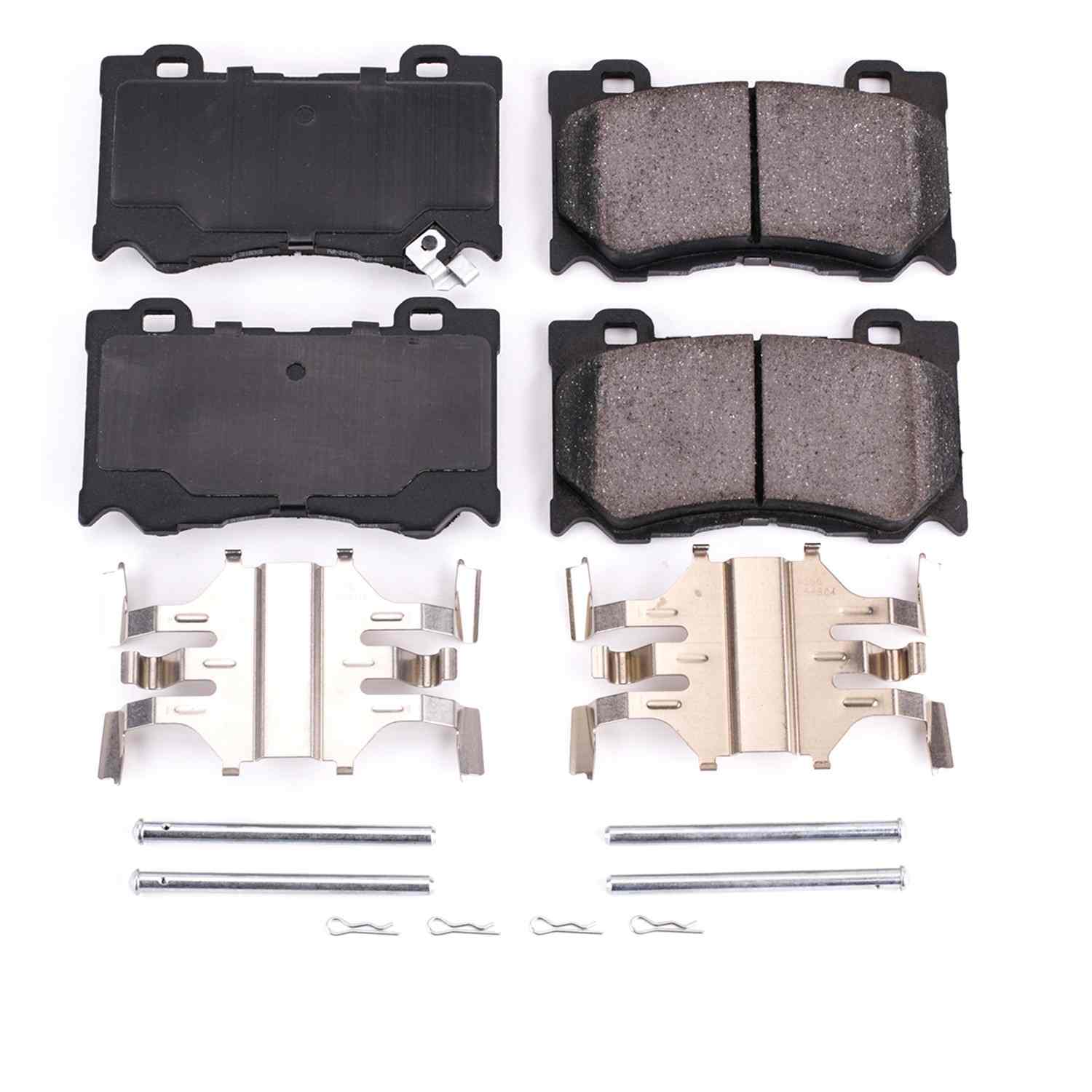 Front View of Front Disc Brake Pad Set POWERSTOP 17-1346