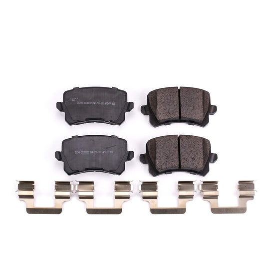 Front View of Rear Disc Brake Pad Set POWERSTOP 17-1348