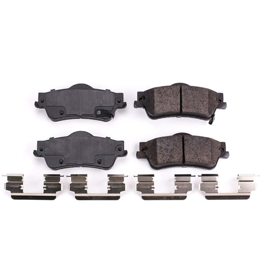 Front View of Rear Disc Brake Pad Set POWERSTOP 17-1352