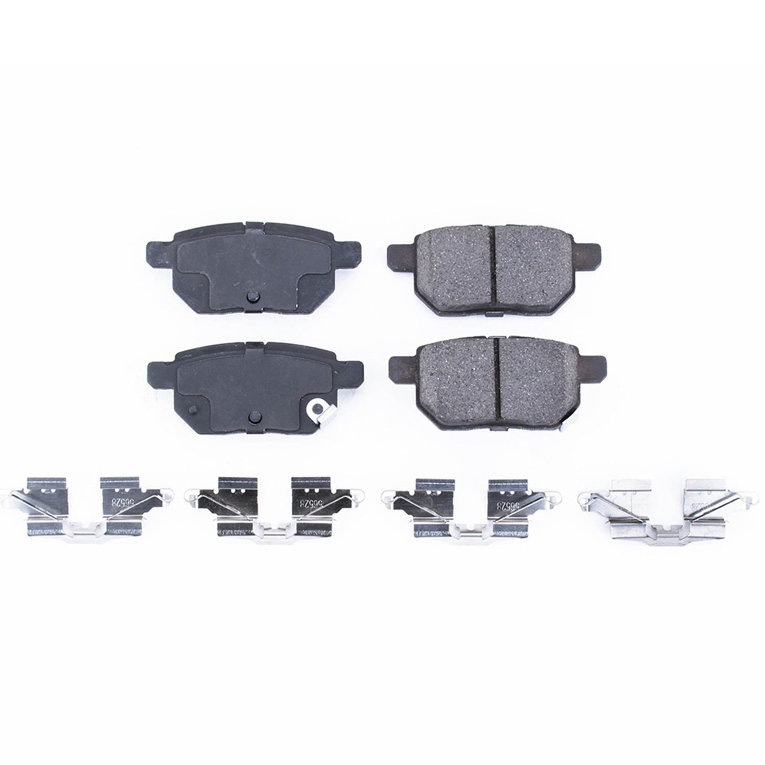 Front View of Rear Disc Brake Pad Set POWERSTOP 17-1354