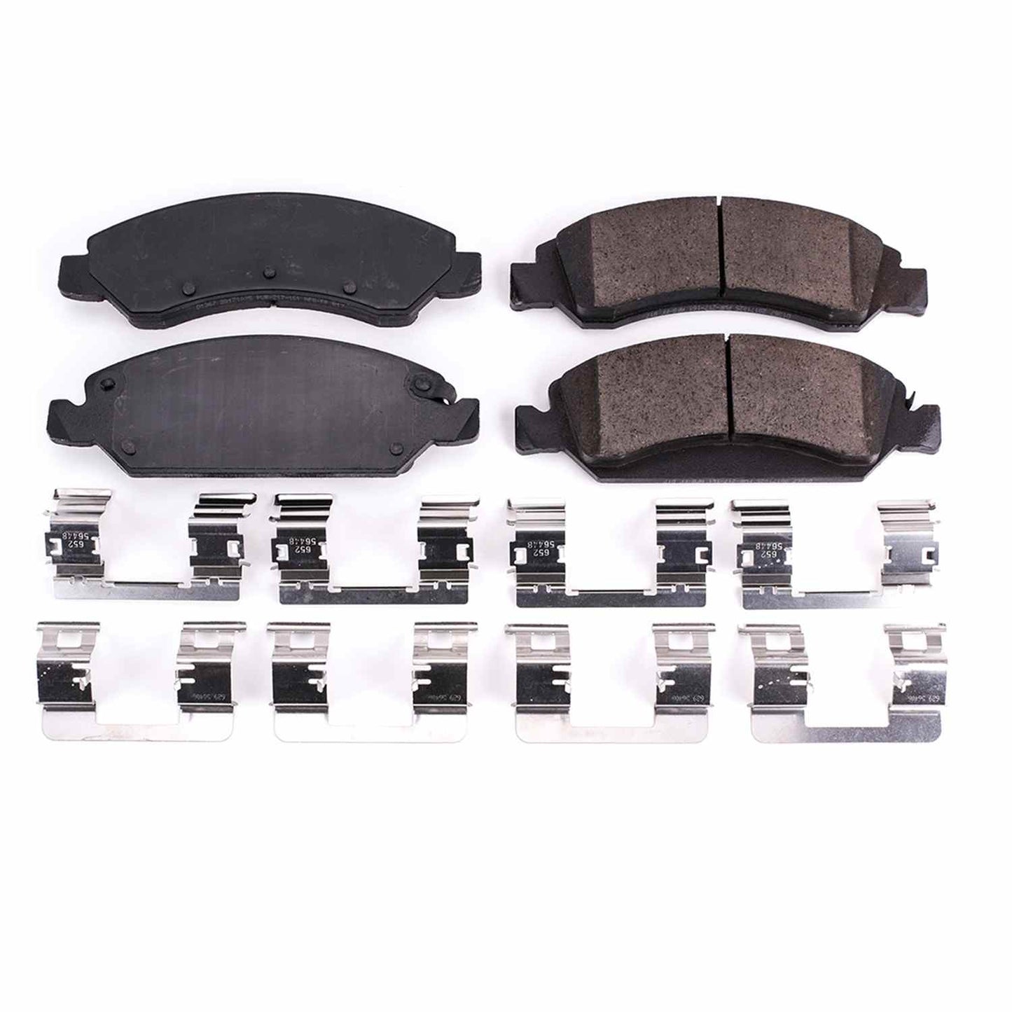 Front View of Front Disc Brake Pad Set POWERSTOP 17-1367