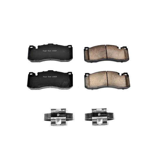 Front View of Front Disc Brake Pad Set POWERSTOP 17-1371