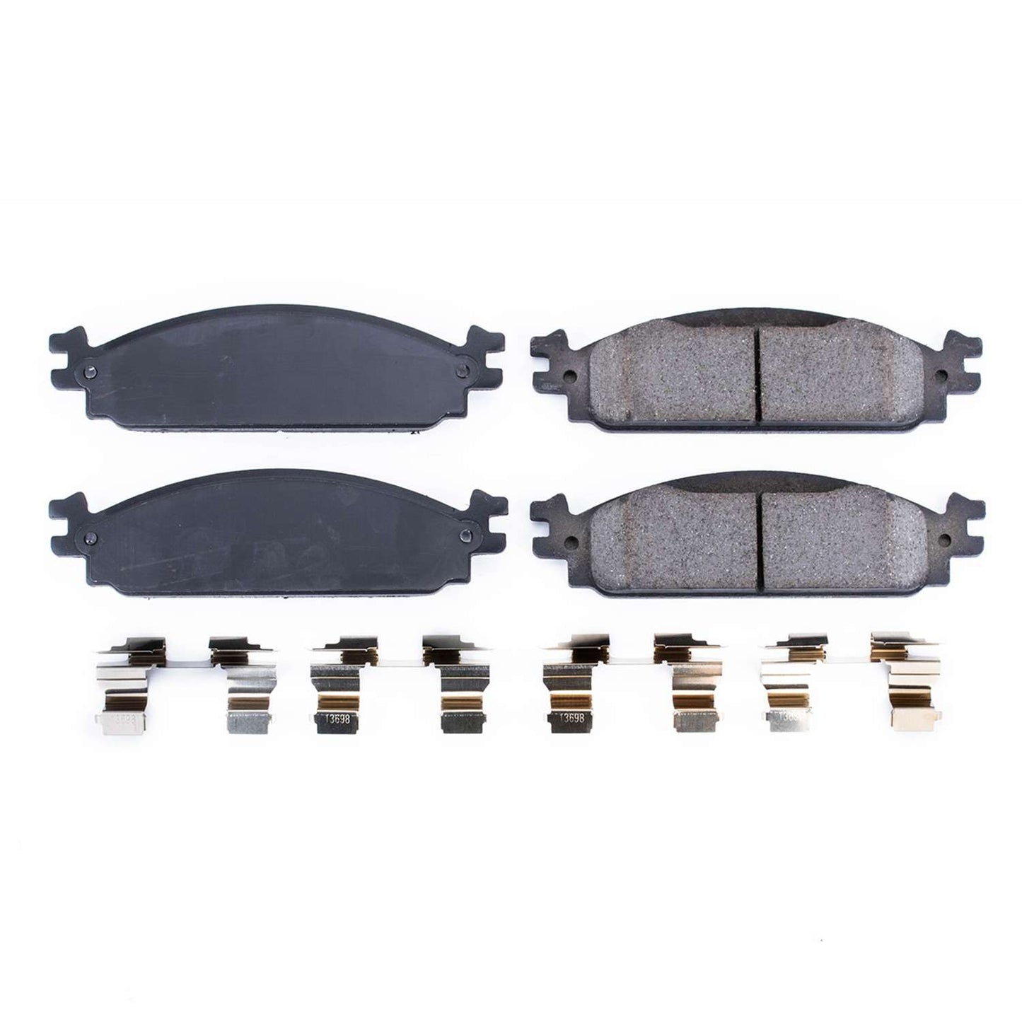 Front View of Front Disc Brake Pad Set POWERSTOP 17-1376