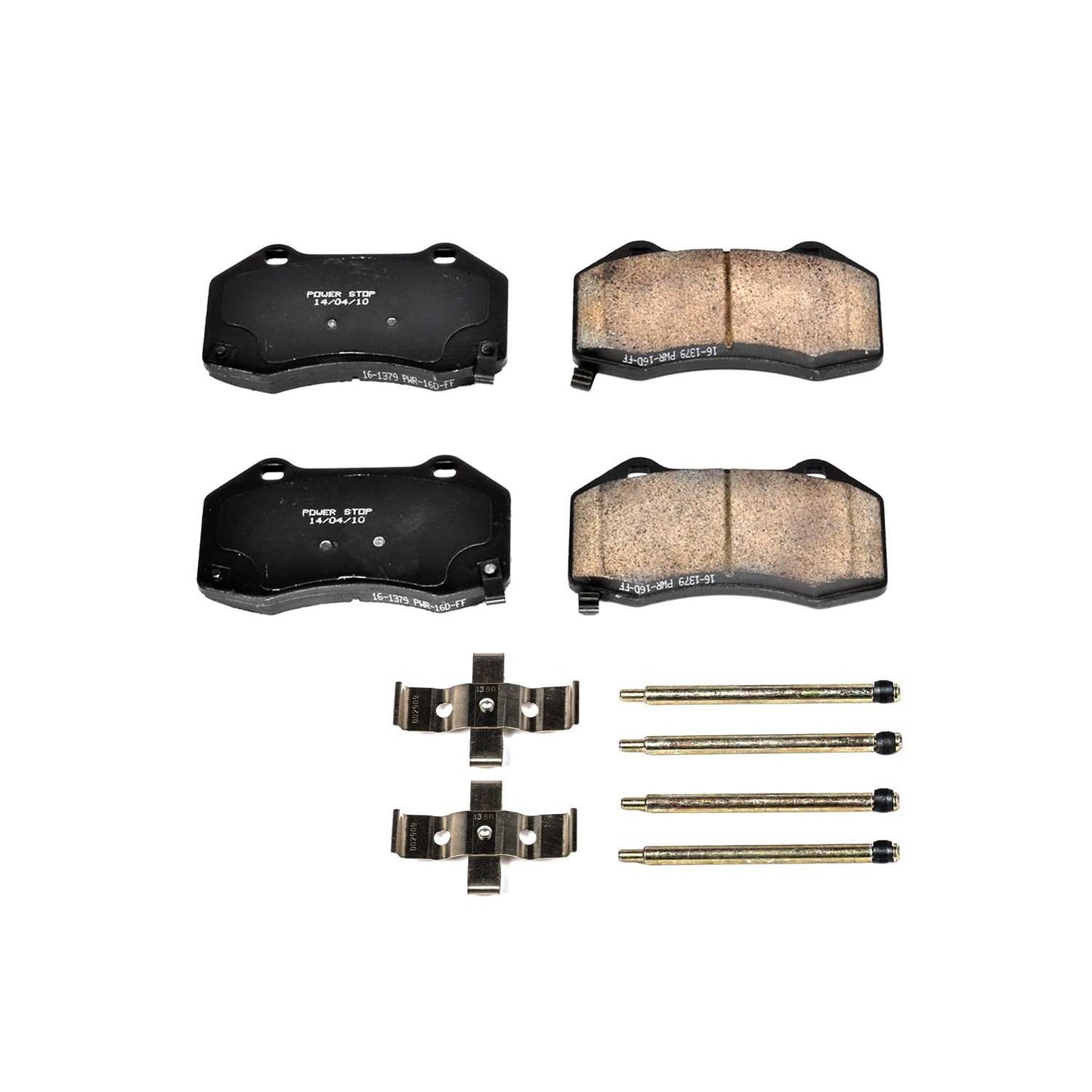 Front View of Front Disc Brake Pad Set POWERSTOP 17-1379