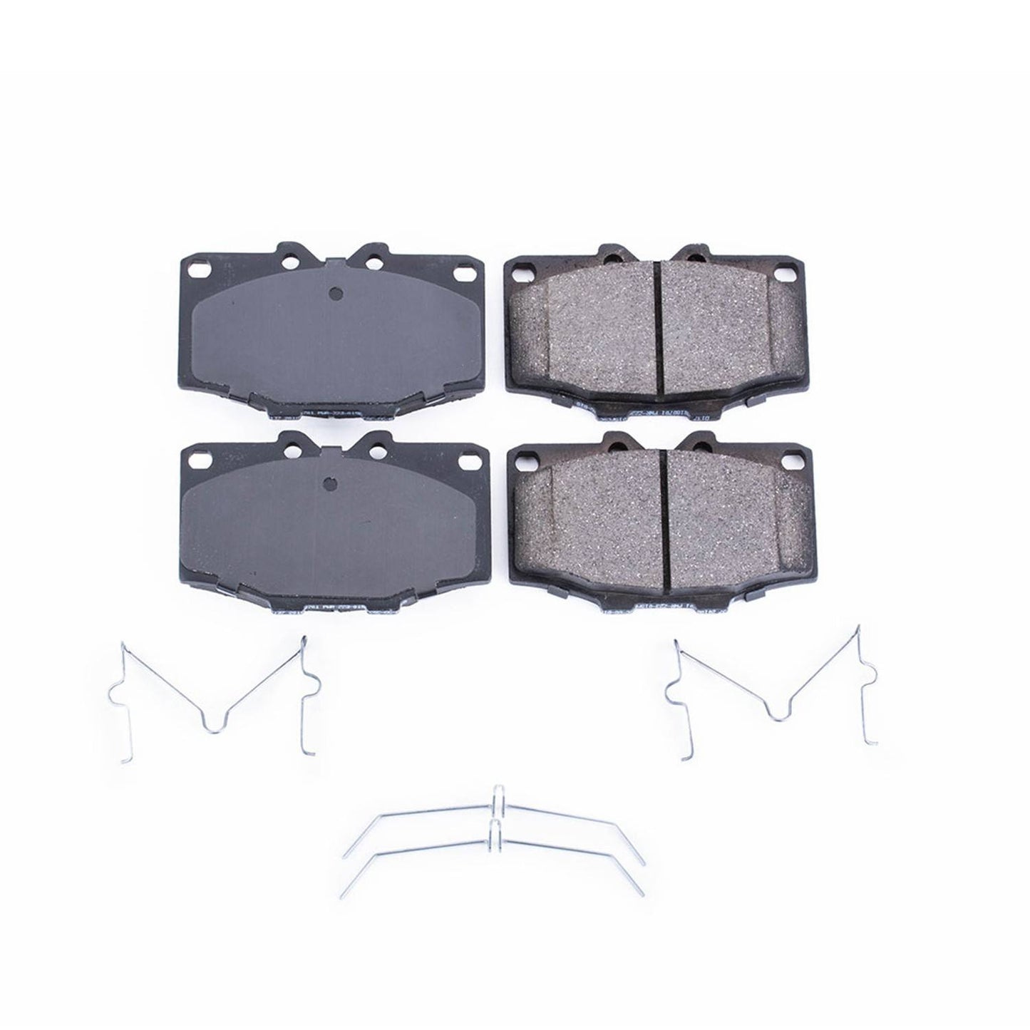 Front View of Front Disc Brake Pad Set POWERSTOP 17-137