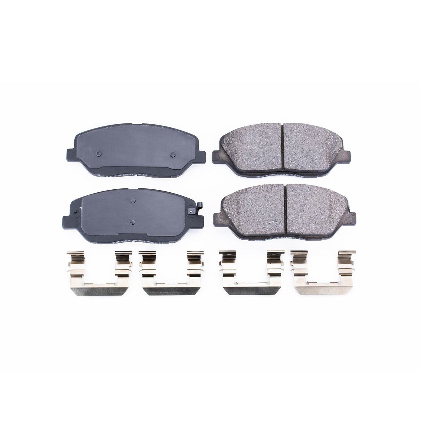 Front View of Front Disc Brake Pad Set POWERSTOP 17-1385