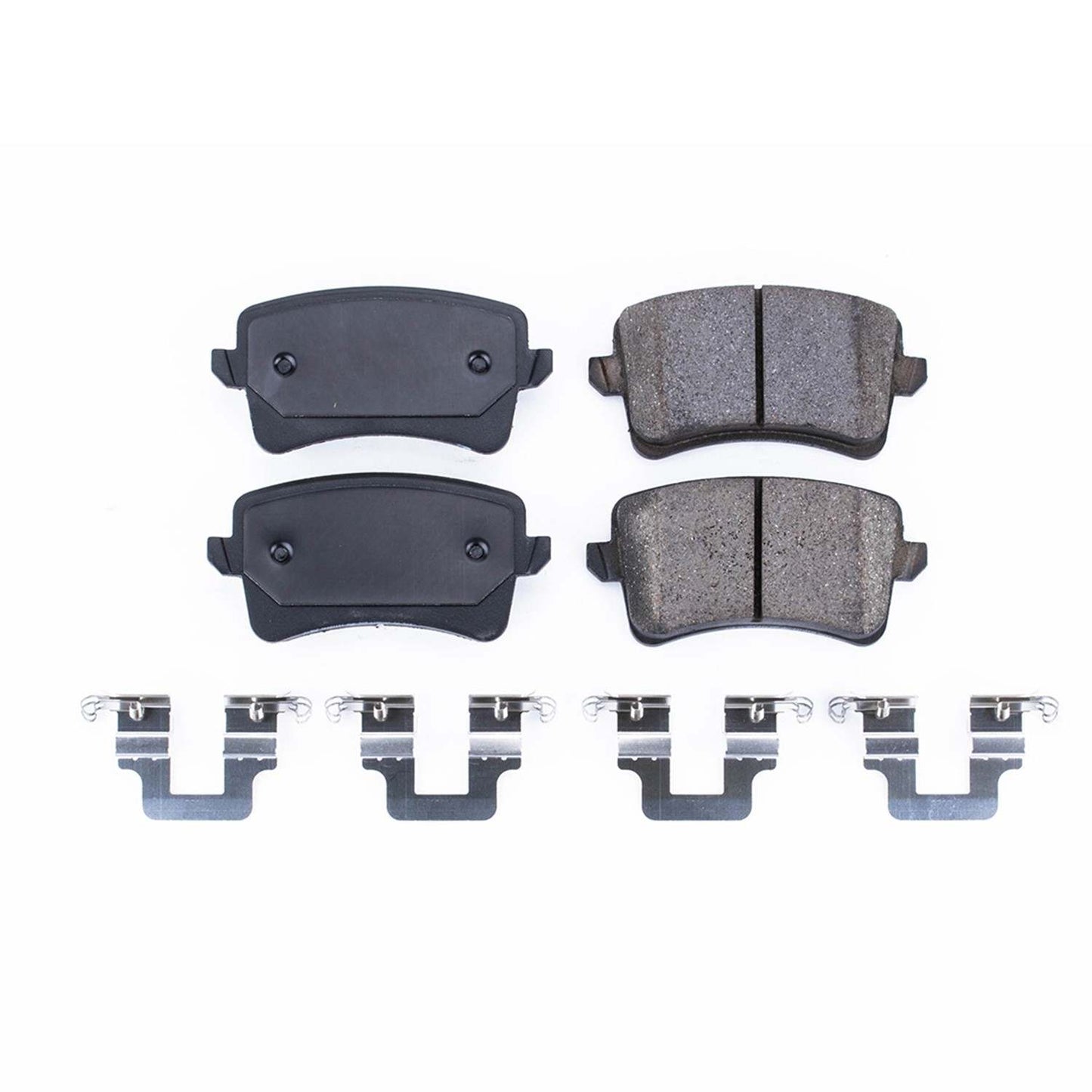 Front View of Rear Disc Brake Pad Set POWERSTOP 17-1386