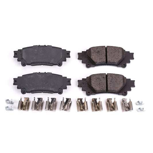 Front View of Rear Disc Brake Pad Set POWERSTOP 17-1391A