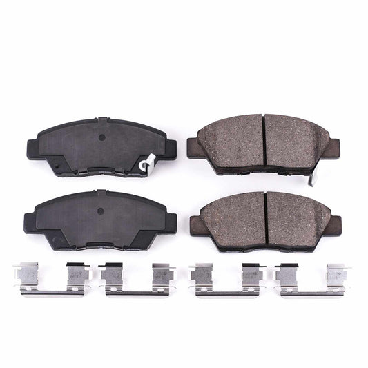 Front View of Front Disc Brake Pad Set POWERSTOP 17-1394