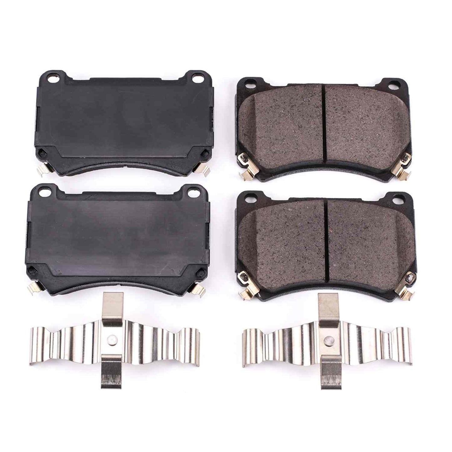 Front View of Front Disc Brake Pad Set POWERSTOP 17-1396