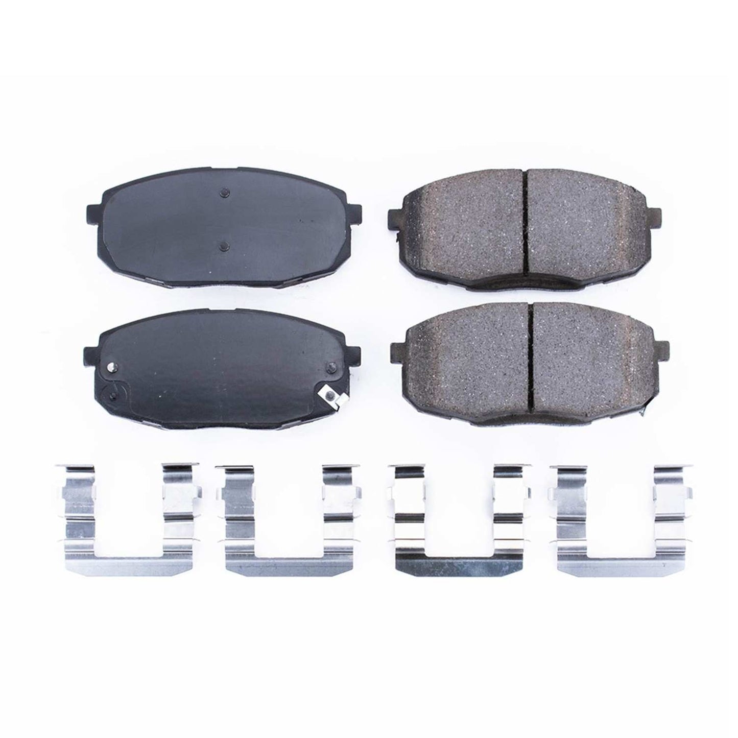 Front View of Front Disc Brake Pad Set POWERSTOP 17-1397