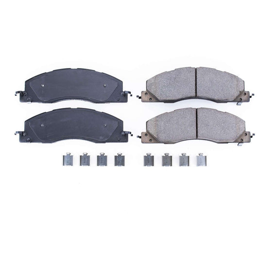 Front View of Front Disc Brake Pad Set POWERSTOP 17-1399