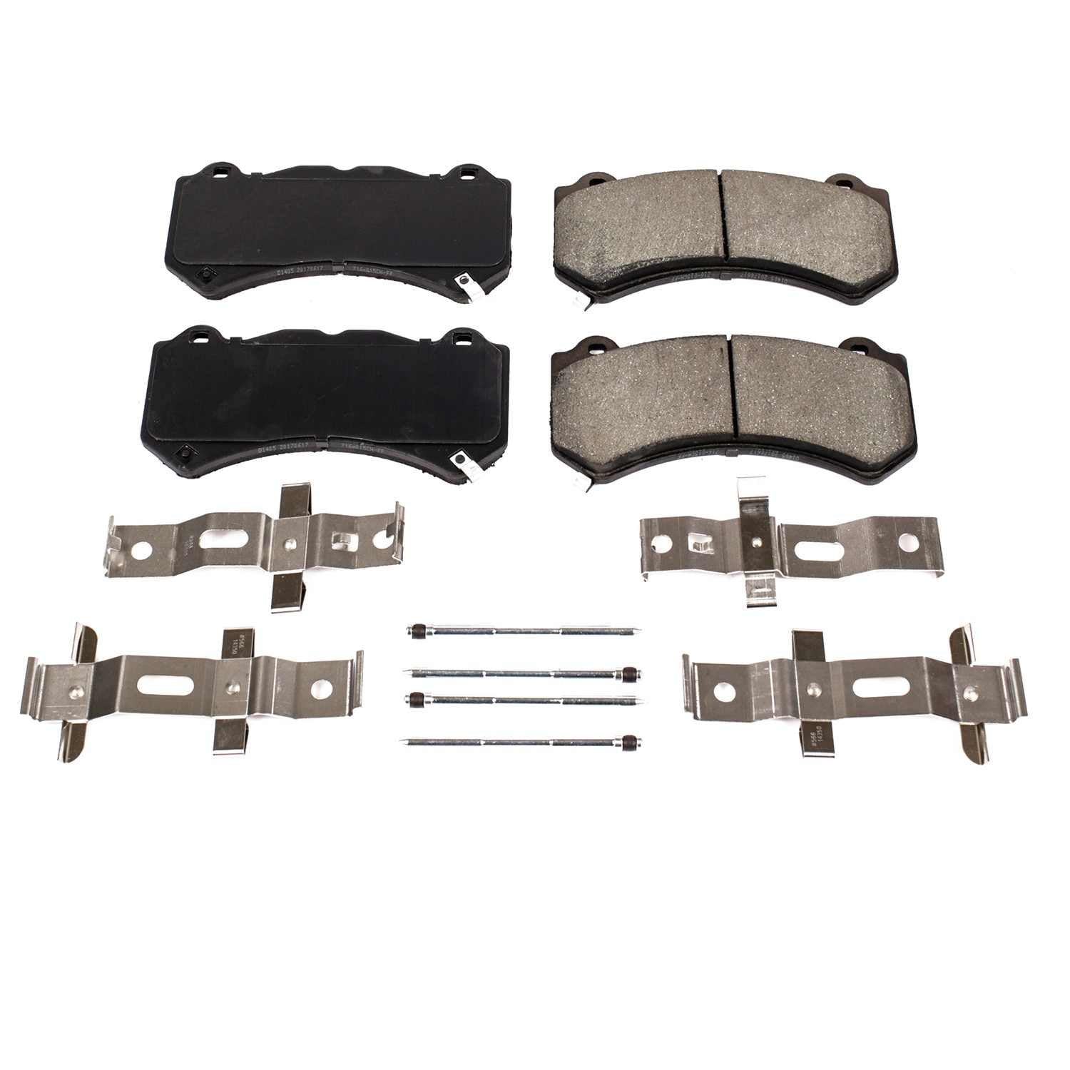 Front View of Front Disc Brake Pad Set POWERSTOP 17-1405