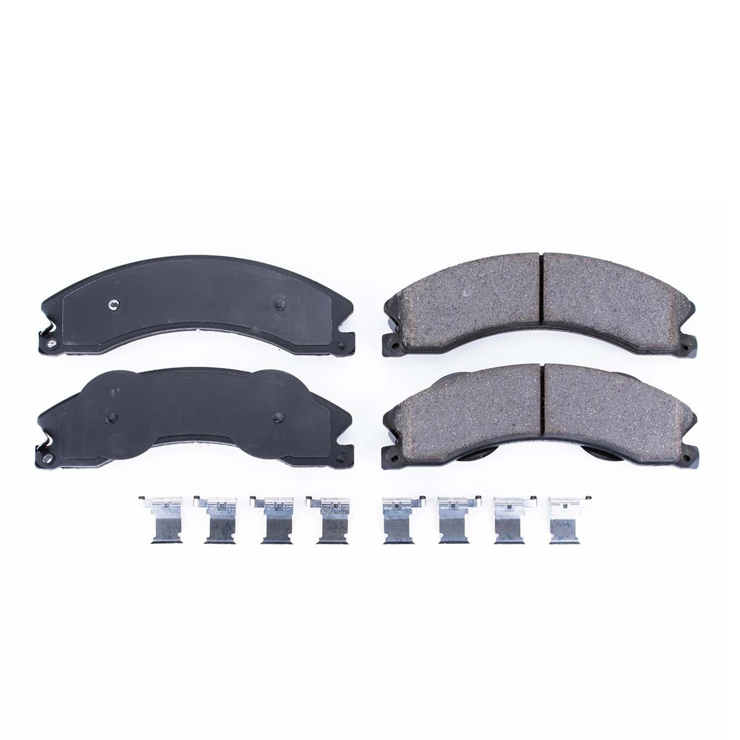 Front View of Rear Disc Brake Pad Set POWERSTOP 17-1411