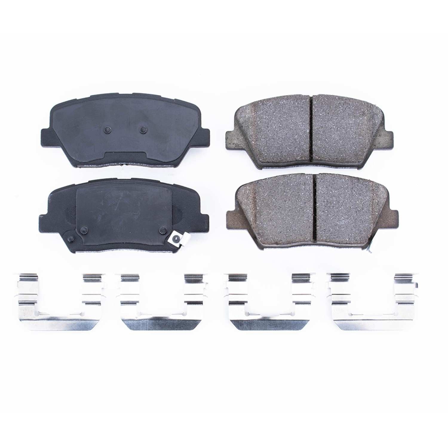 Front View of Front Disc Brake Pad Set POWERSTOP 17-1432