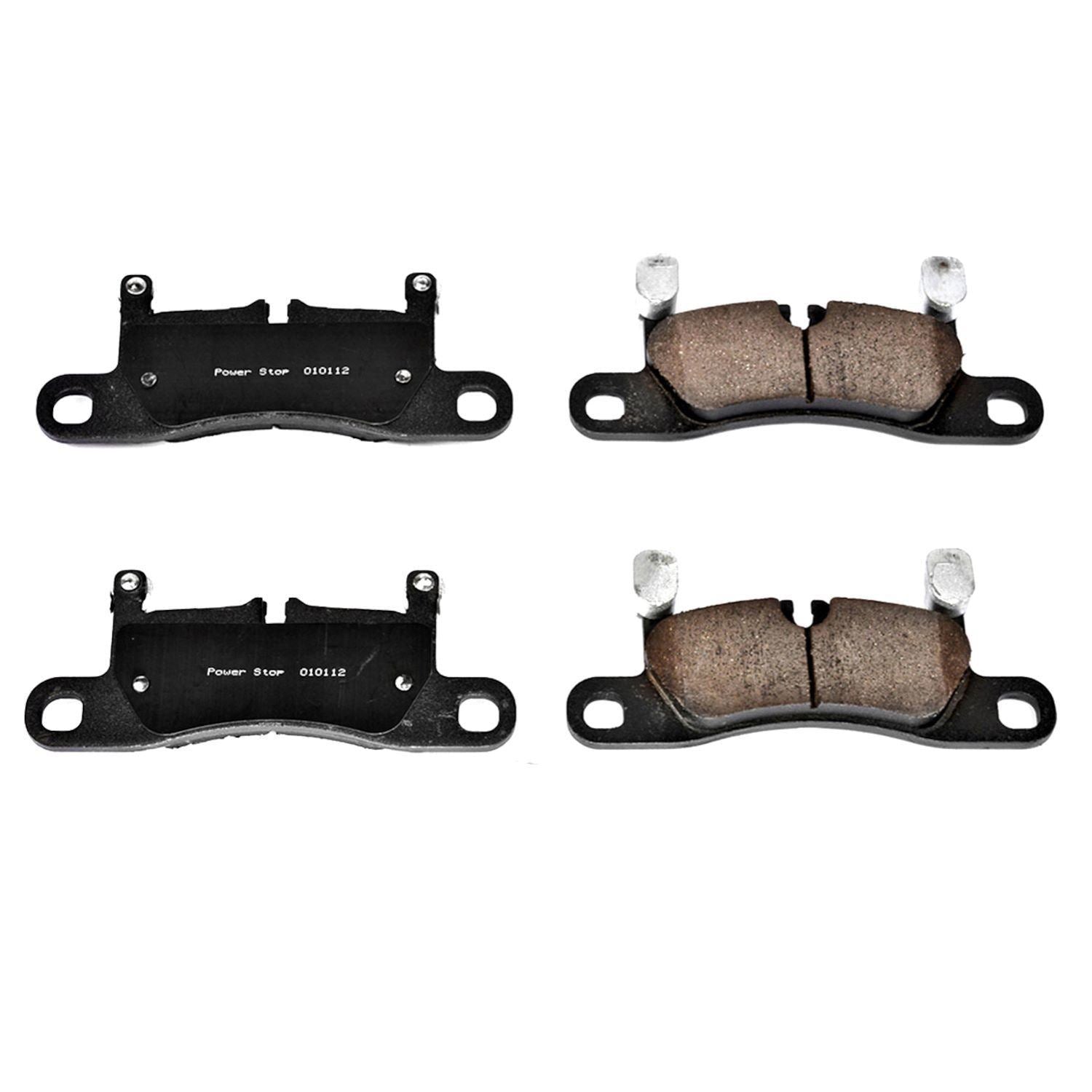 Front View of Rear Disc Brake Pad Set POWERSTOP 17-1453