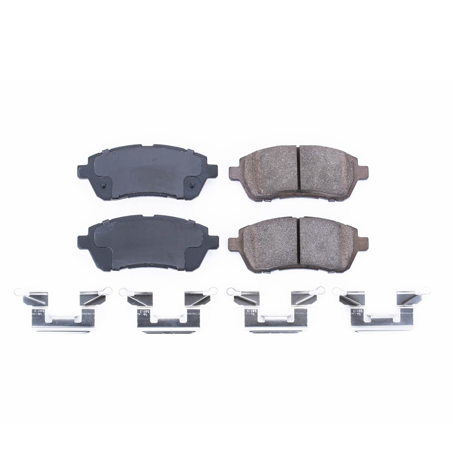 Front View of Front Disc Brake Pad Set POWERSTOP 17-1454