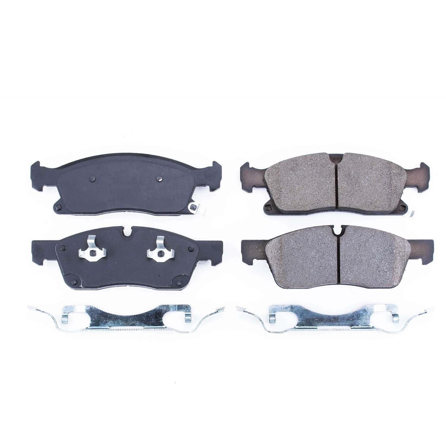 Front View of Front Disc Brake Pad Set POWERSTOP 17-1455