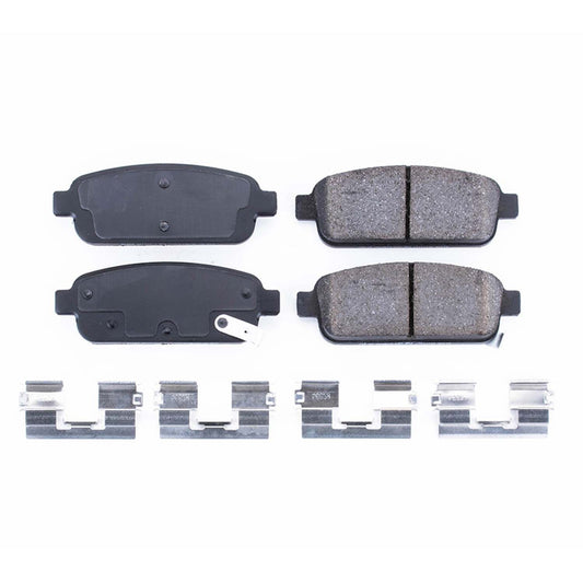 Front View of Rear Disc Brake Pad Set POWERSTOP 17-1468