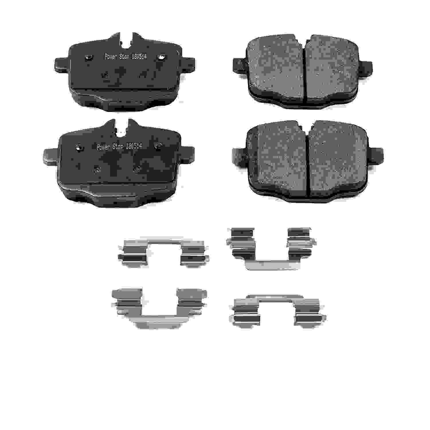 Front View of Rear Disc Brake Pad Set POWERSTOP 17-1469