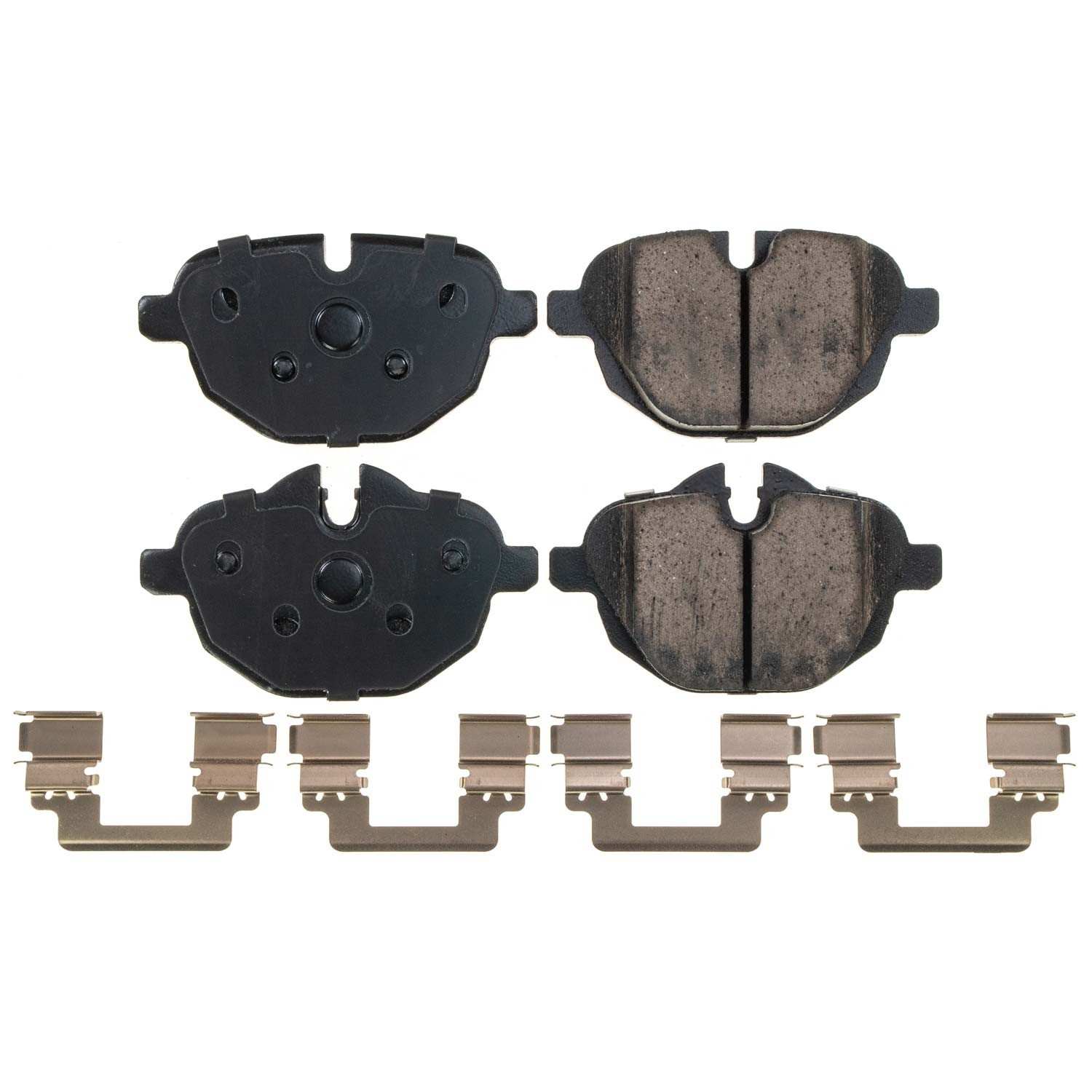 Front View of Rear Disc Brake Pad Set POWERSTOP 17-1473