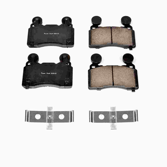 Front View of Front Disc Brake Pad Set POWERSTOP 17-1474