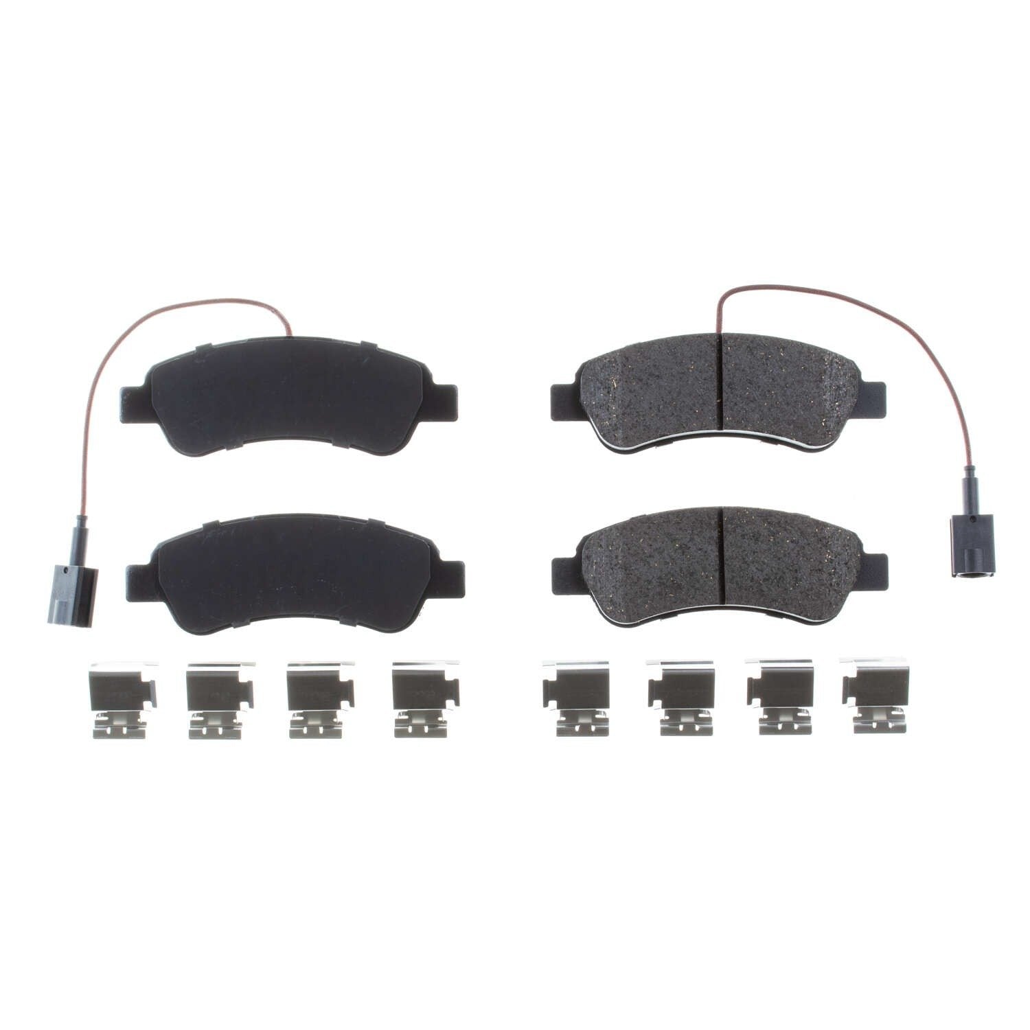 Front View of Rear Disc Brake Pad Set POWERSTOP 17-1490