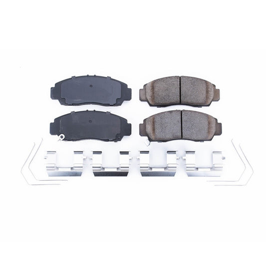 Front View of Front Disc Brake Pad Set POWERSTOP 17-1506