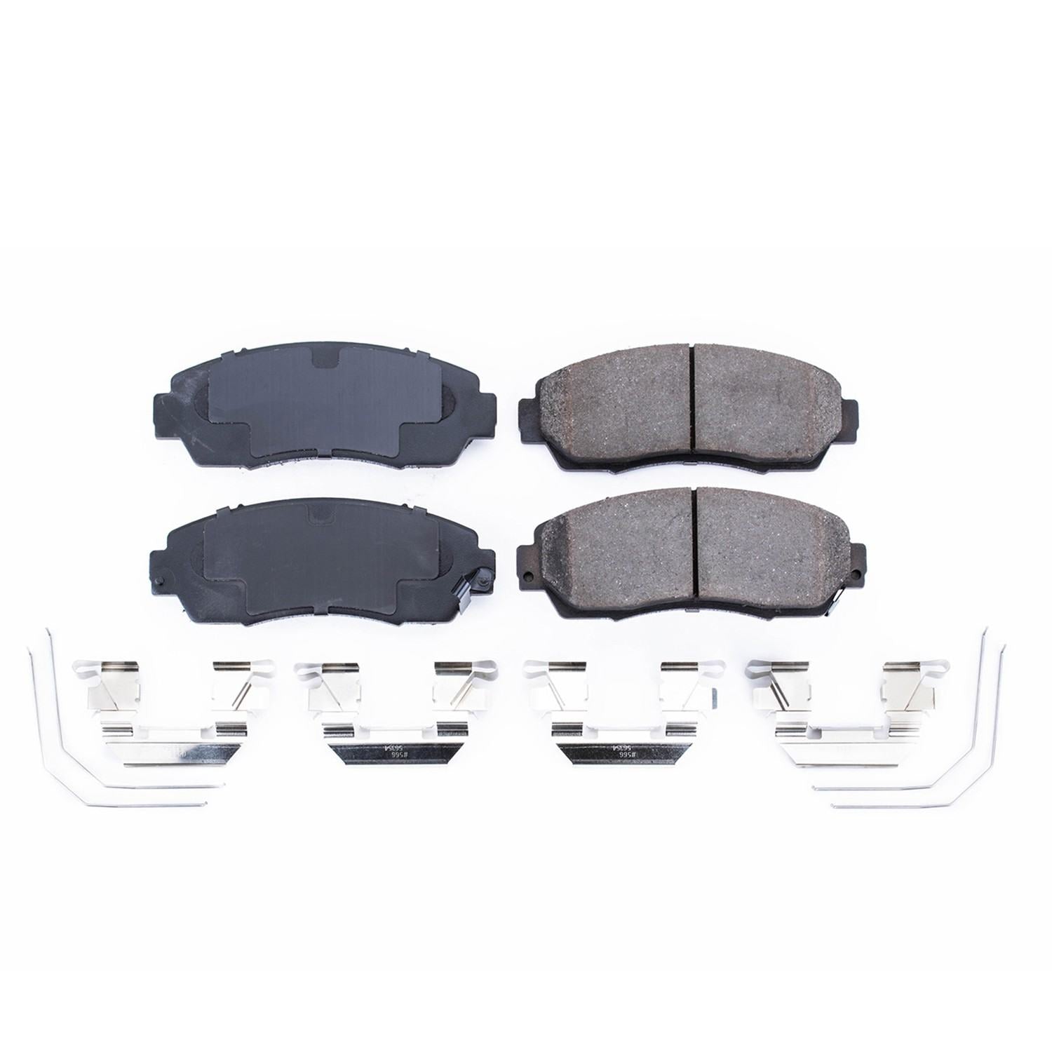 Front View of Front Disc Brake Pad Set POWERSTOP 17-1521N