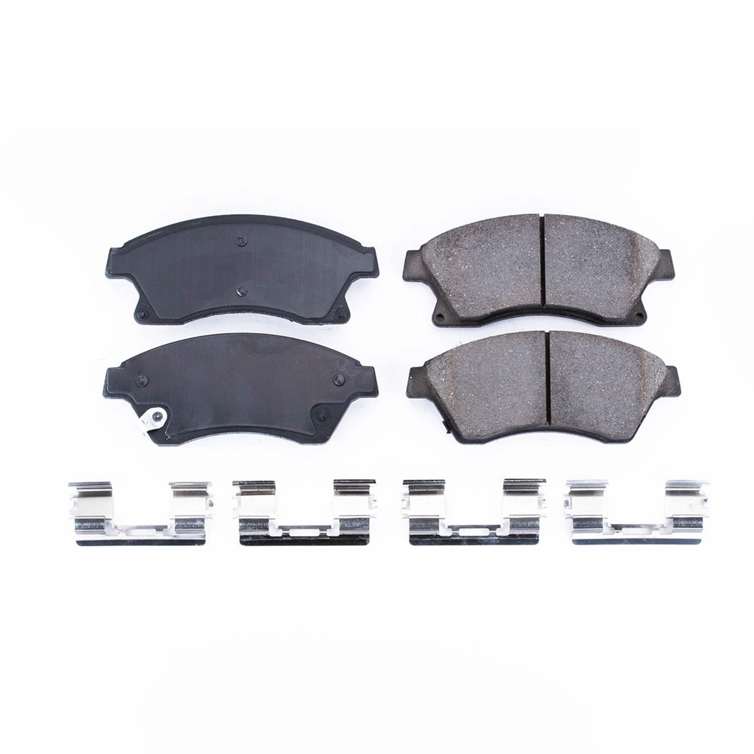 Front View of Front Disc Brake Pad Set POWERSTOP 17-1522