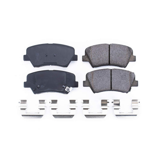 Front View of Front Disc Brake Pad Set POWERSTOP 17-1543