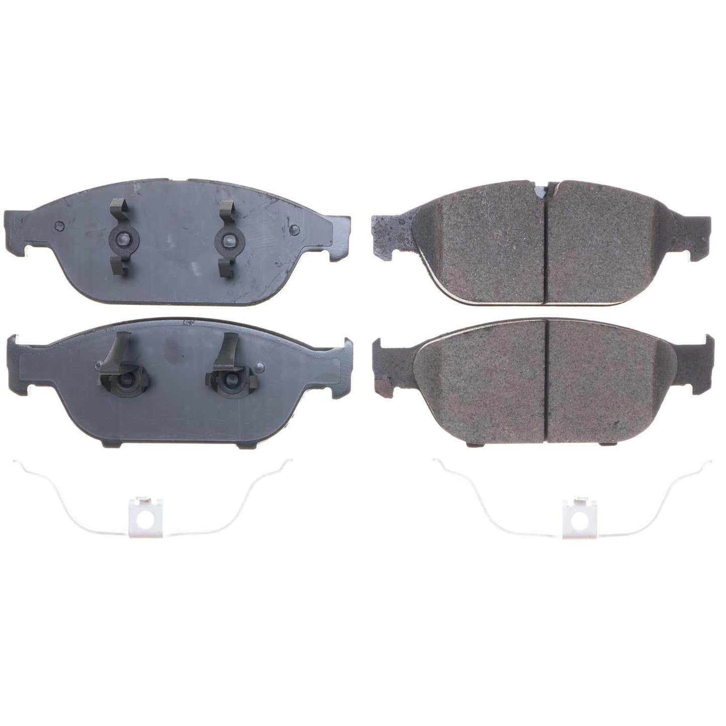 Front View of Front Disc Brake Pad Set POWERSTOP 17-1549