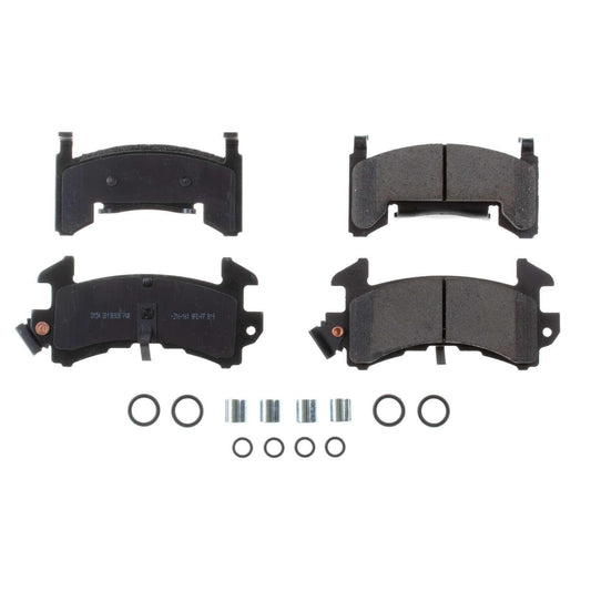 Front View of Front Disc Brake Pad Set POWERSTOP 17-154