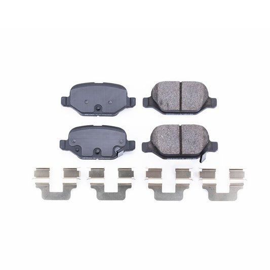 Front View of Rear Disc Brake Pad Set POWERSTOP 17-1569