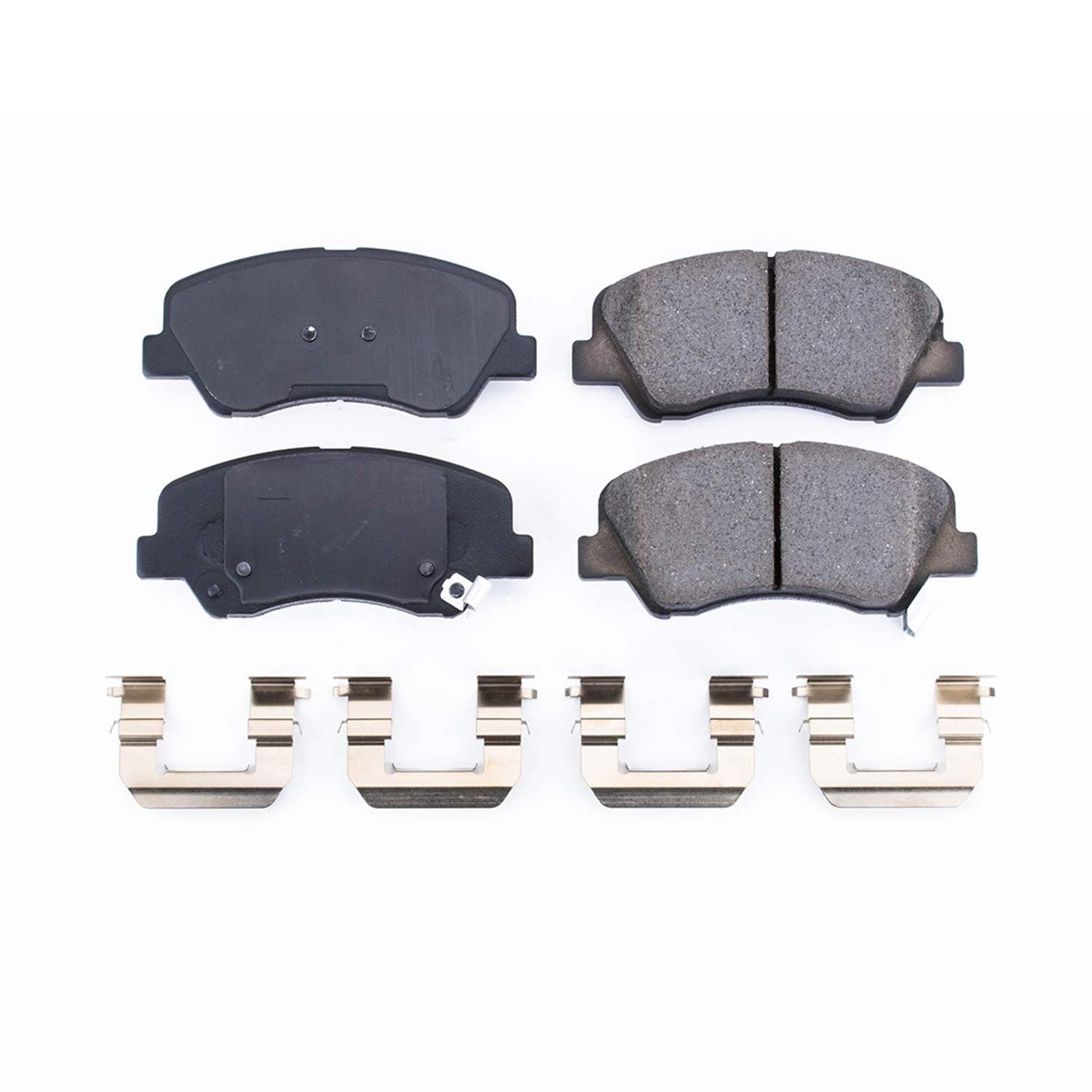 Front View of Front Disc Brake Pad Set POWERSTOP 17-1593