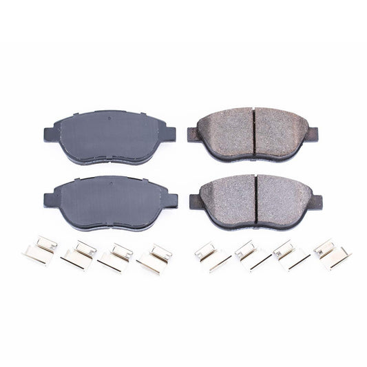 Front View of Front Disc Brake Pad Set POWERSTOP 17-1618