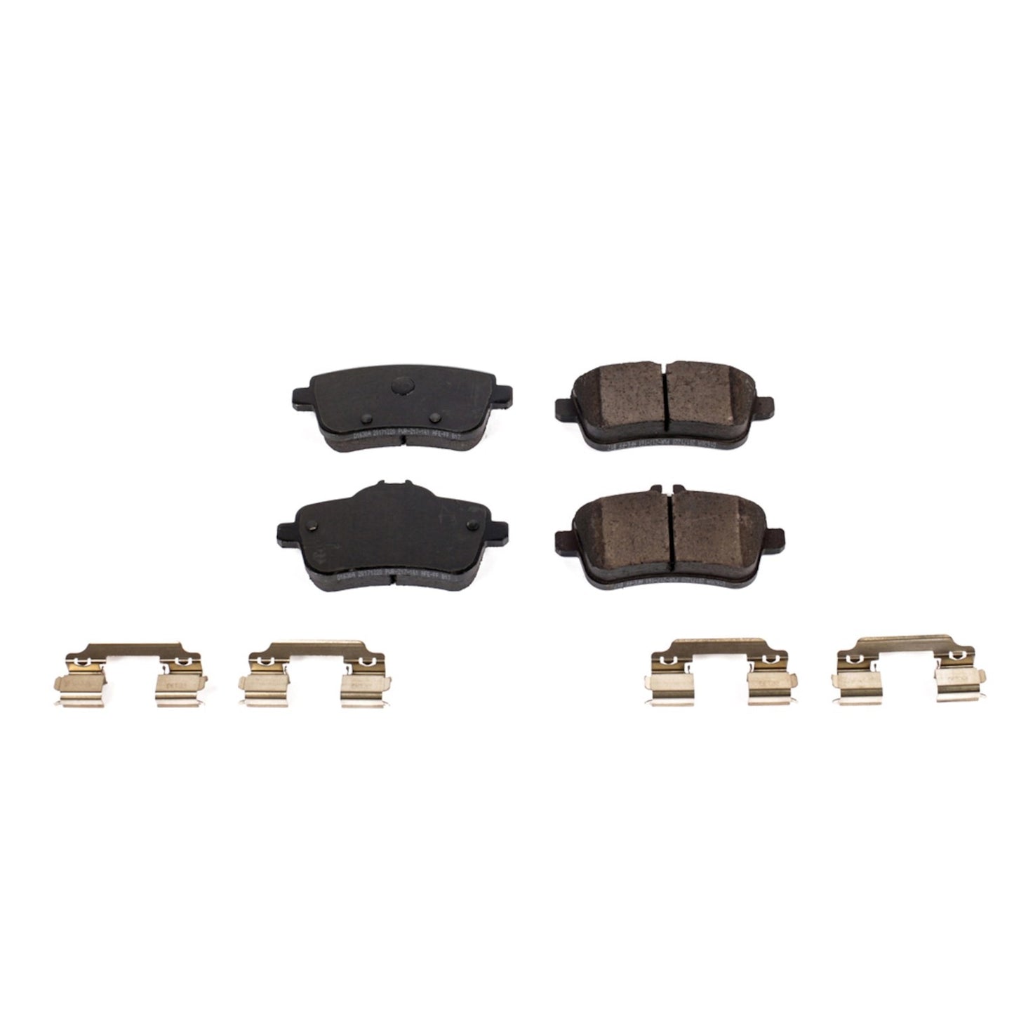 Front View of Rear Disc Brake Pad Set POWERSTOP 17-1630A