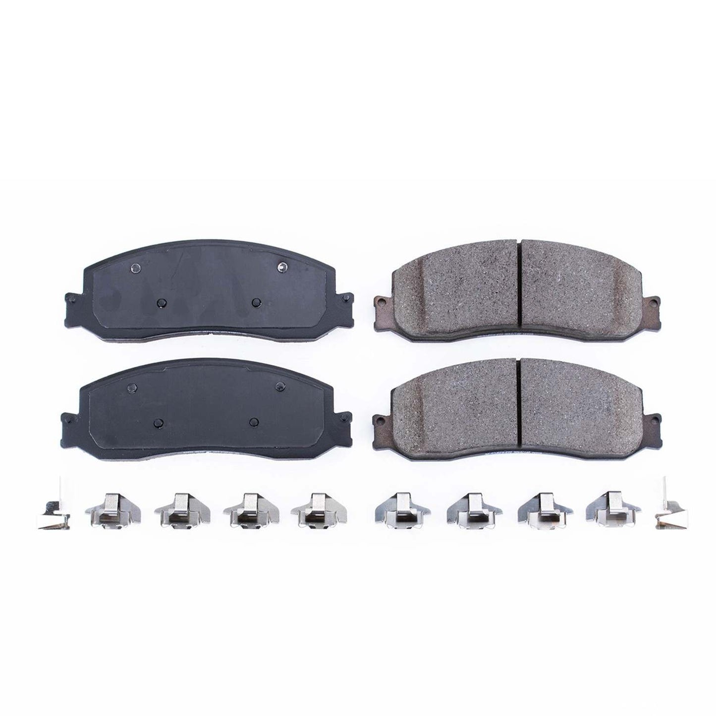 Front View of Front Disc Brake Pad Set POWERSTOP 17-1631