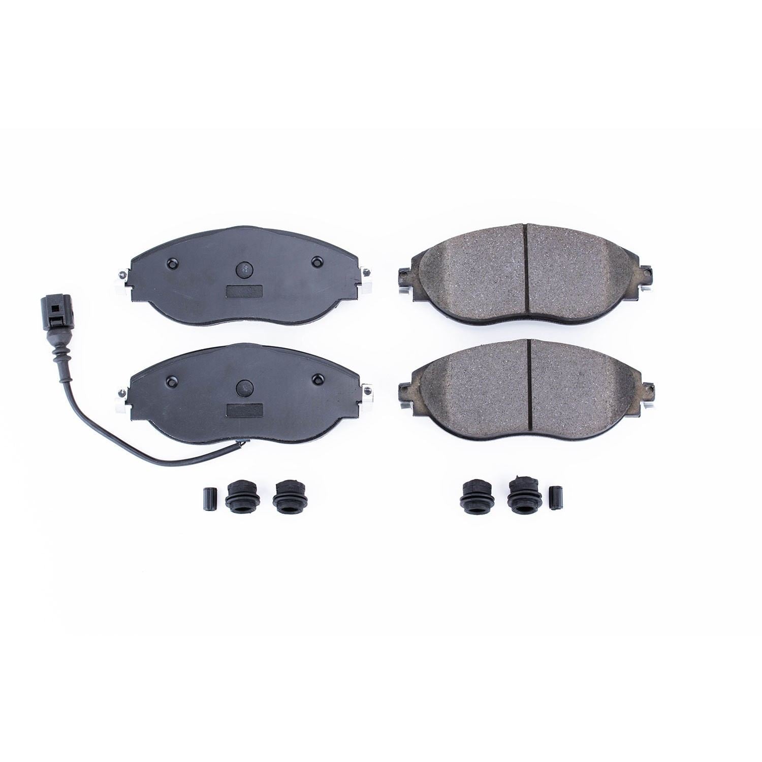 Front View of Front Disc Brake Pad Set POWERSTOP 17-1633